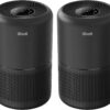 Air Purifier for Home Allergies Pets Hair in Bedroom & Standing Fan for Bedroom, 82ft CirculAir 120° Oscillating Fan