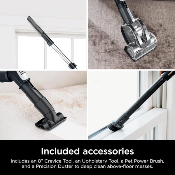 bcb2a3e1321c4927a096a4657b26425c Rotator Pet Pro Lift-Away ADV Upright Vacuum with HEPA Filter, DuoClean PowerFins HairPro and Odor Neutralizer Technology, Pet Hair Pickup, For Carpets & Hardfloors, Dark Grey, LA555