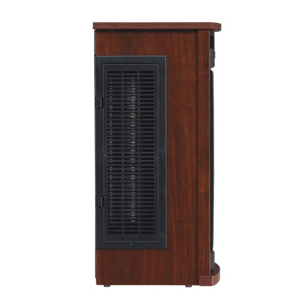 Duraflame Portable Electric Infrared Quartz Oscillating Tower Heater, Cherry