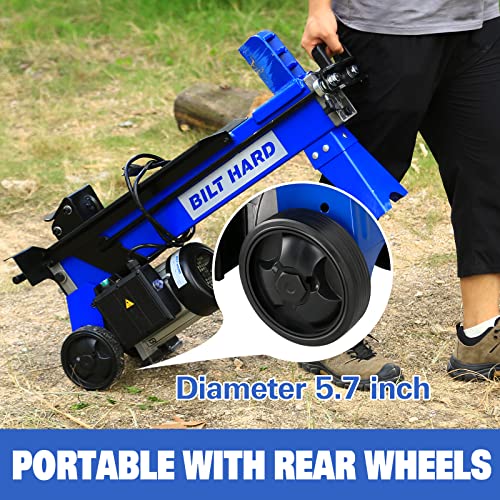 bd3e9feecd0b4deda888f581c07bc241 BILT HARD Log Splitter 6.5 Ton, Wood Splitter Electric Powered 15Amp with Hydraulic Ram