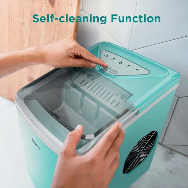 bdb7446850d442fc8e73cc1dd599d03d Smart Countertop Ice Maker, Compact Wi-Fi Ice Maker with App Control, 9 Cubes in 6 Mins, 26 lbs per Day