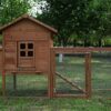 Outdoor 80'' Wooden Chicken Coop Nest Box Hen House Poultry Pet Hutch Garden Backyard Cage