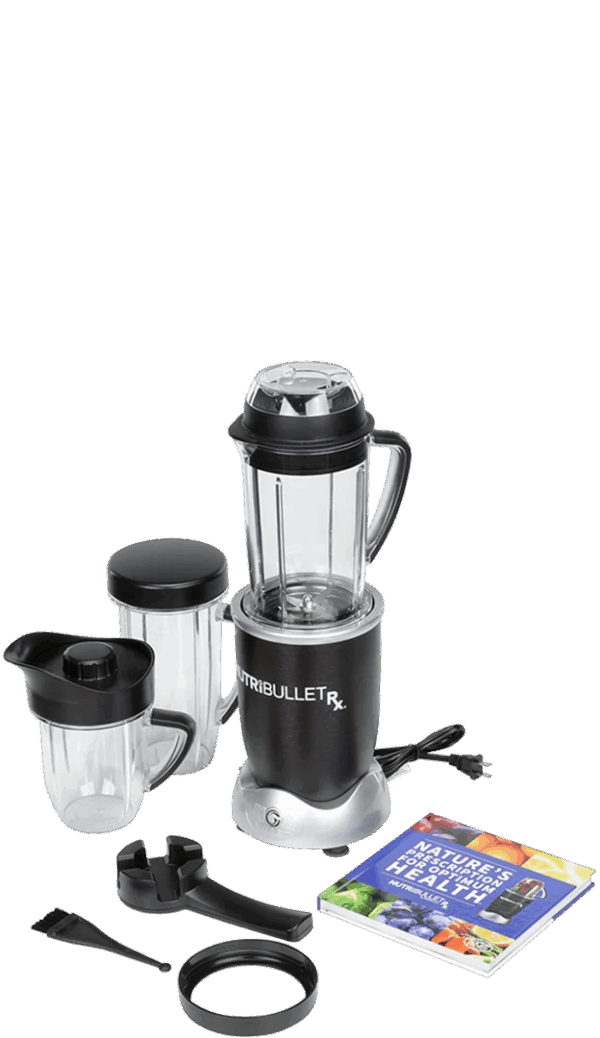 Magic Bullet Nutribullet RX Blender Smart Technology with Auto Start and Stop - 10 Piece Set