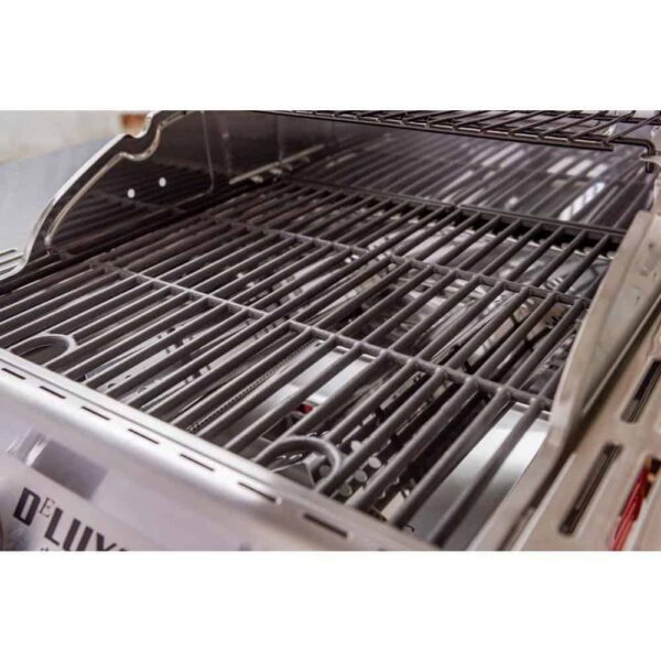 be92608847d74133bf590504149ab857 2-Burner Propane Gas Grill, Red – Stainless Steel, 28,000 BTUs, Compact Design