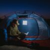 LuminAID 2-in-1 Solar Camping Lantern and Phone Charger - Inflatable LED Lamp for Camping, Hiking and Travel - Emergency Light for Power Outages, Hurricane, Survival Kits - As Seen on Shark Tank