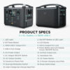 Portable Power Station 600W 720Wh EFRIVER600PRO-AM