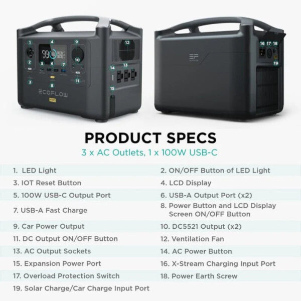 bf63737afe024406b33e693daebcb017 Portable Power Station 600W 720Wh EFRIVER600PRO-AM