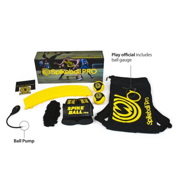 Spikeball Portable Tournament Pro Edition Kit w/ Playing Net & Balls