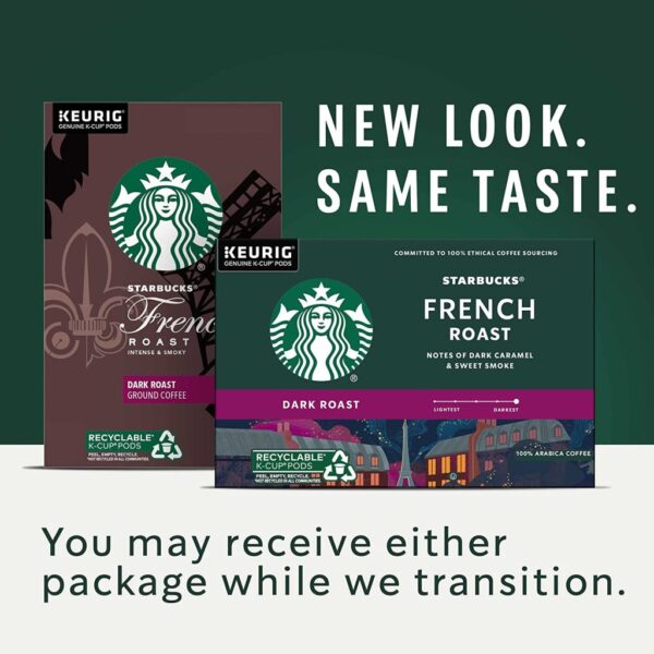 c07cc0c7739f4cc6841630fe252dc7bd Starbucks Dark Roast French Roast Arabica K-Cup Coffee Pods, 96 Count