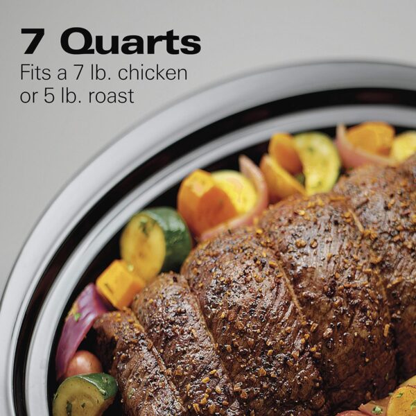 c09fd348845445748838a9936f314697 Portable 7-Quart Programmable Slow Cooker with Bowl Scraper, Stainless Steel