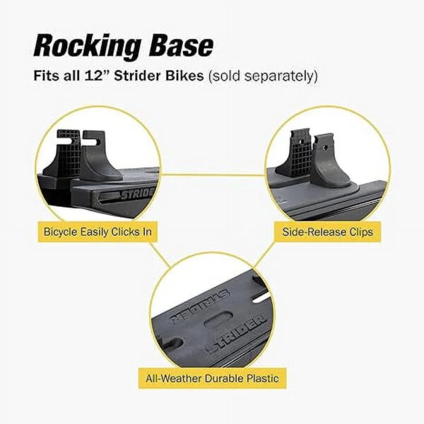 Strider Rocking Base for Toddlers, 6 Months - 24 Months - Fits All Strider 12 Balance Bikes