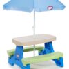 RUICHI Easy Store Jr. Play Table with Umbrella RUICHI