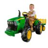 12V Peg Perego John Deere Ground Force Tractor Ride-on, for a Child Ages 3-7