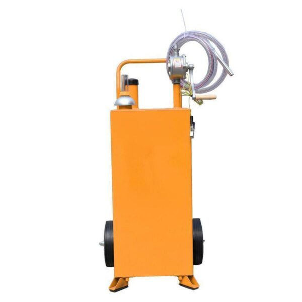 c1495a496dc640afa4cac8c9264ae8e0 30 Gallon Red Gas Caddy Tank Gasoline Fluid Diesel w Rotary Pump and Hose