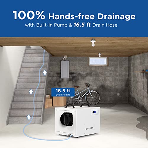 c1bd45cd28274fcabe5901ea07db6f9c Moiswell 212 Pints Commercial Crawl Space Dehumidifier with Pump and Drain Hose