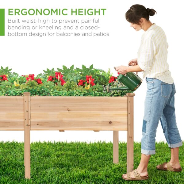 c1dc554bb4734b128d4d0723f05a3fc6 Best Choice Products 72x23x30 in Raised Garden Bed