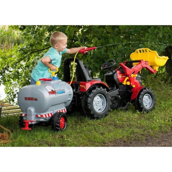 c1f9bbf538b94a7e92b751590b4831b7 Rolly Toys Tank Trailer with Sprayer and Pump Attachment