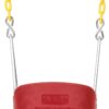Eastern Jungle Gym Heavy-Duty High Back Full Bucket Toddler Swing Seat | Coated Swing Chains Fully Assembled | Green Swing Set Accessory