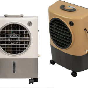 MC18M Portable Evaporative Cooling Fan, Indoor/Outdoor High Temp Environments, 1300 CFM, 500 sq. ft., 2-Speed Fan, 53.4 dB, White