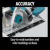 15 Amp 7-1/4 in. Corded Lightweight Magnesium Circular Saw with LED Light, Dust Blower, 24T Carbide blade, Hard Case 5007MG