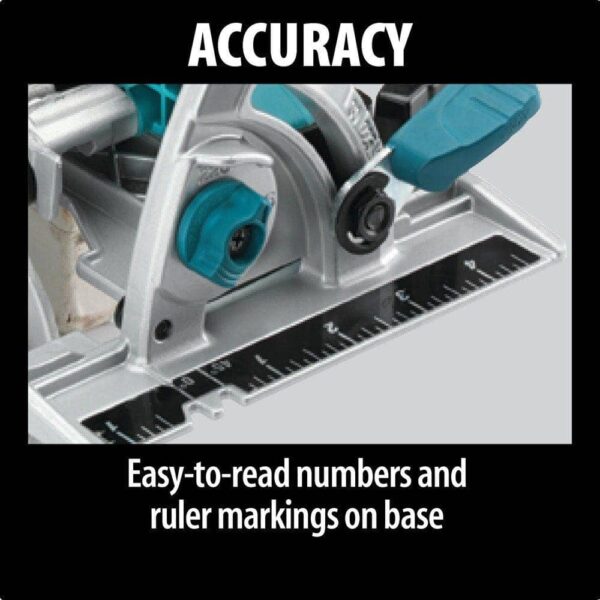 15 Amp 7-1/4 in. Corded Lightweight Magnesium Circular Saw with LED Light, Dust Blower, 24T Carbide blade, Hard Case 5007MG