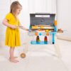 Wooden Luxury Grill, Smoker and Pizza Oven Toy Food Toy for Kids Pretend Cooking