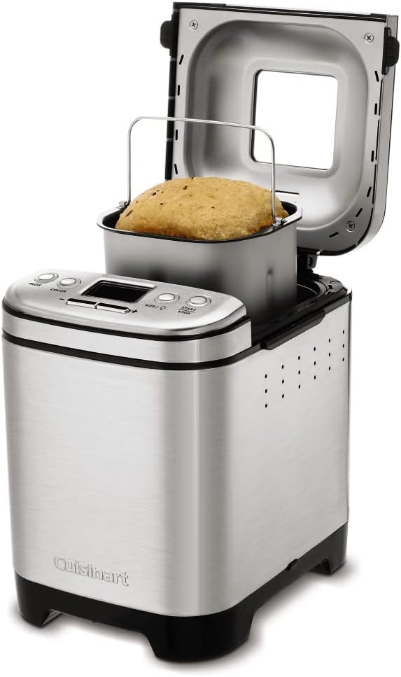 c34aaf5ee63f4f6a898638426e4857d9 Cuisinart Bread Maker Machine, Compact and Automatic, Up to 2lb Loaves