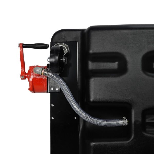 c354f2285c2347578735cca95fae7e63 Oil Drain Container 17 Gallon w/Pump Hose Low Profile Car Drainer