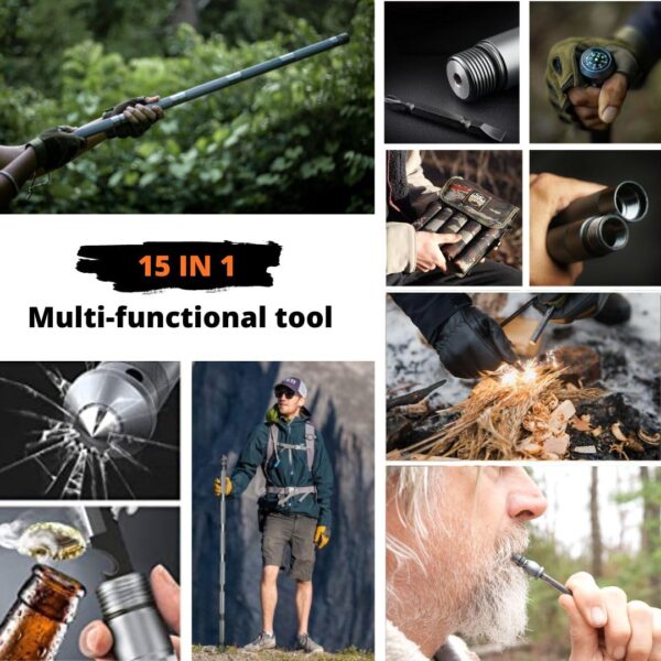 c464fd76835a4e1c91273f8116c0cff3 Prime Adventure Outdoor Hiking Stick Walking Staff