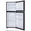 Danby DCR047A1BBSL 4.7 Cubic Feet Dual Door Compact Refrigerator, Black Steel