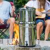 Travel Berkey Gravity-Fed Water Filter with 2 Black Berkey Purification Elements & Berkey Primer Combo Set
