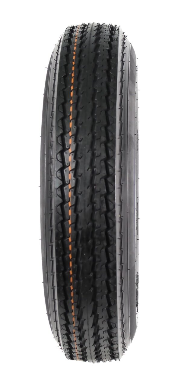 c4f33035b1c24a38b0d32139667270db Two Trailer Tires On Rims 5.30-12 530-12 5.30 X 12 5 Hole Wheel White Spoke