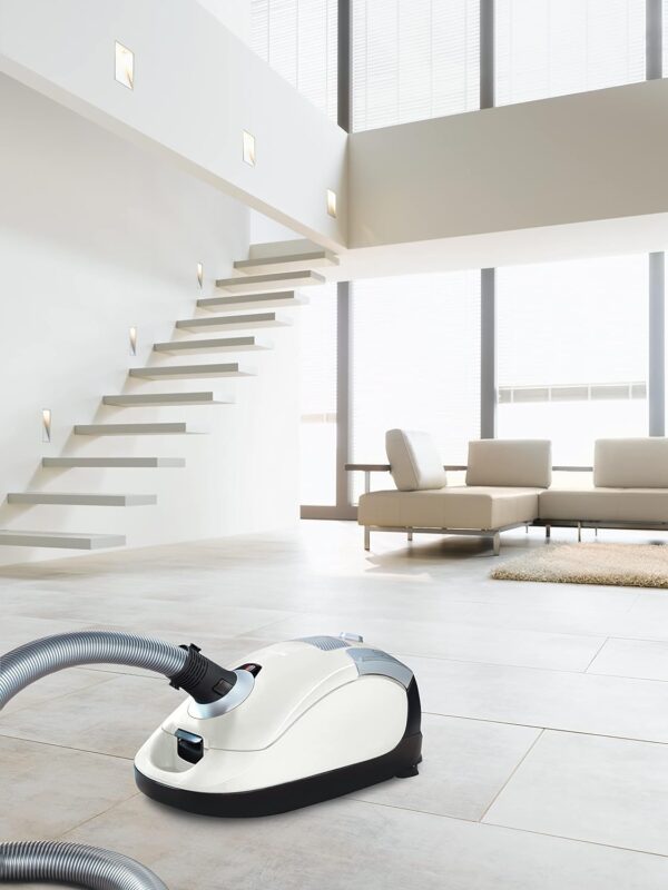 c4f9bfbd1e264f0c9377da6517c073cd Pure Suction Powerline Canister Vacuum Cleaner, Lotus White