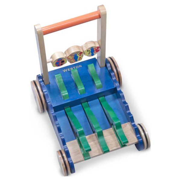 c598c08f9bd34f1cb0b7287cfe4605d3 Deluxe Chomp and Clack Alligator Wooden Push Toy and Activity Walker