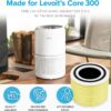 Air Purifier for Home Allergies Pets Hair in Bedroom & Standing Fan for Bedroom, 82ft CirculAir 120° Oscillating Fan