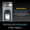New and Improved Formula Pro Advanced Formula Dispenser Machine - Automatically Mix a Warm Formula Bottle Instantly - Easily Make Bottle with Automatic Powder Blending, Slate