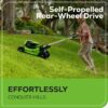 60V 21” Cordless (Self-Propelled) Lawn Mower , 2 x 4.0Ah Batteries and Dual Port Rapid Charger