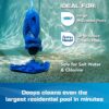 POOL BLASTER Max Cordless Pool Vacuum for Deep Cleaning & Strong Suction, Handheld Rechargeable Swimming Pool Cleaner for Inground and Above Ground Pools, Hoseless Pool Vac by Water Tech