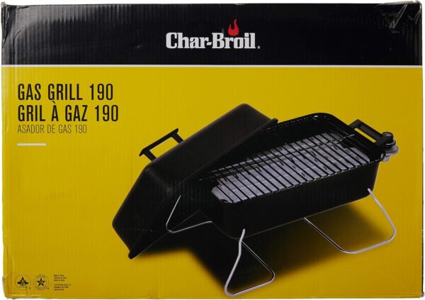 c7c153e7d73b4f48b9c8a468dab3bf07 Char-Broil Portable Convective 1-Burner Stainless Steel Propane Gas Grill - 465133010