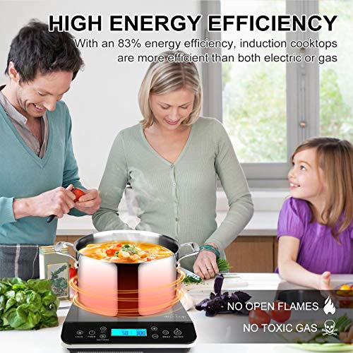 c7fb17a0c6224ced9725205b153b4674 Duxtop Portable Induction Cooktop, Countertop Burner Induction Hot Plate with LCD Sensor