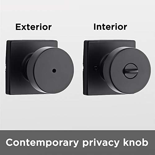 c8714a25e42841a4ba182b0794cca331 Kwikset Pismo Privacy Locking Door Knob, Interior Handle with Keyless Lock
