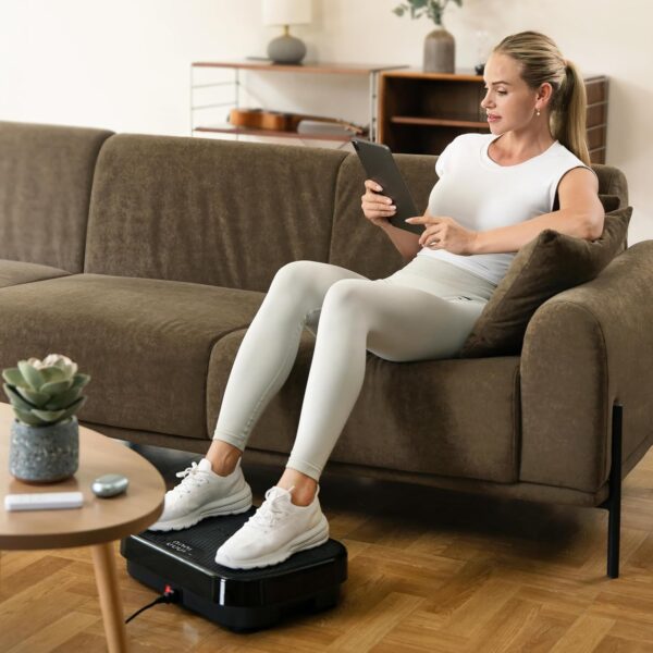 c8ccdfeb1c9c4ddb95ea5dca8b3a89f1 TheNeat Vibration Plate Exercise Machine, Whole Body Workout Vibration Fitness Platform, 330 Lbs Capacity, Low Noise Vibrating Plate Machine for Home & Office, NeatShake