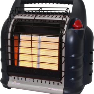 ZHIYU F274830 MH18BRV Big Buddy Grey Indoor-Safe Portable RV Propane Heater (4,000 , 9,000 and 18,000 BTU)