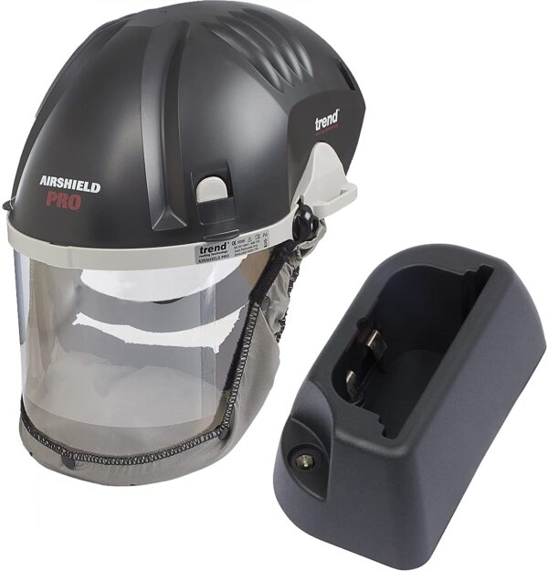 c9355a028b7a440f8af60f22ea592ecf AIR/PRO Respirator and Face Shield Protection, Black, 230V