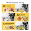 VIVOHOME 6 Speed Tilt Head Electric Separator