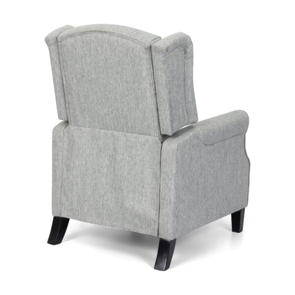 c98608156d764937b281f11f0f88f2e2 Breyon Contemporary Tufted Fabric Push Back Recliner