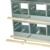 Brower Galvanized Steel 10 Hole 50 Bird Poultry Nest Chicken Brooding Box