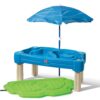 Step2 Cascading Cove Toddler Sandbox Water Table Cover and Umbrella