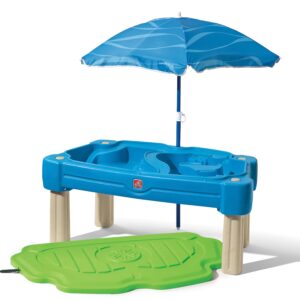 Step2 Cascading Cove Toddler Sandbox Water Table Cover and Umbrella