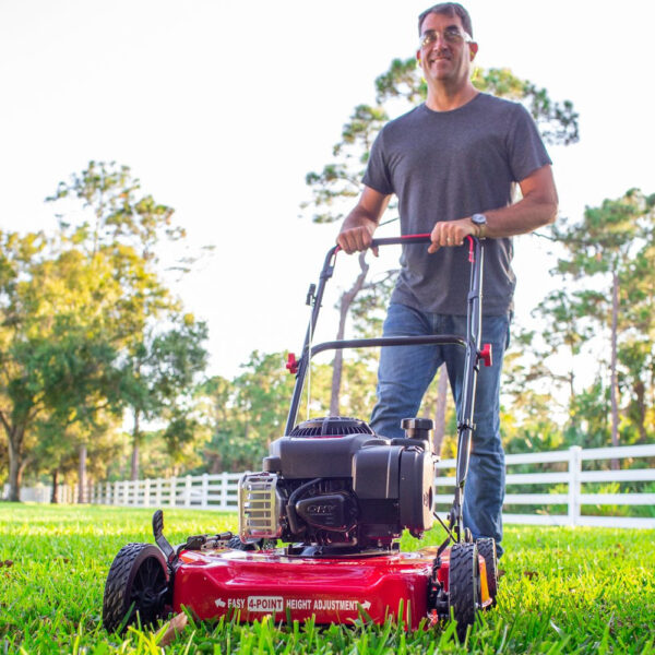 cb328177e35b4778a28cfbc7eb174b85 20-Inch 125Cc Gas Push Mower with Briggs & Stratton Engine